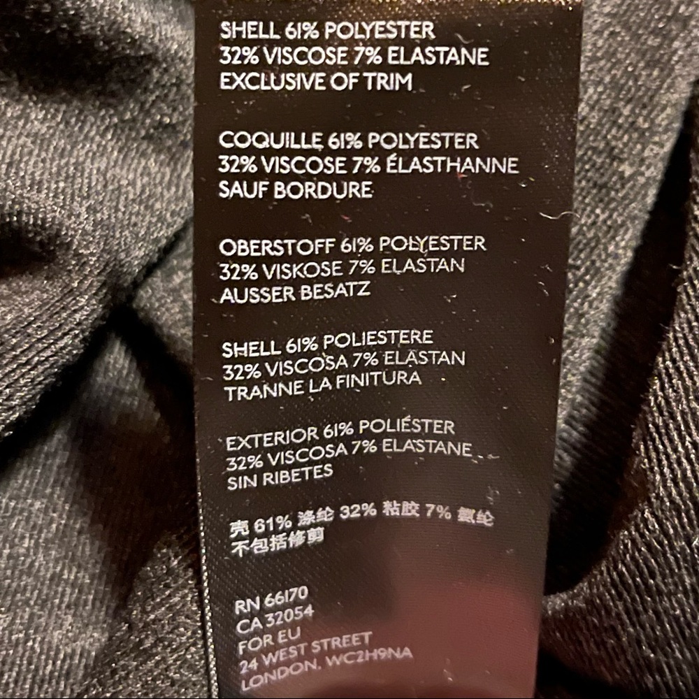 Anthropologie Knit Column Dress, Charcoal Grey NWT Women’s Size Small - Picture 6 of 8
